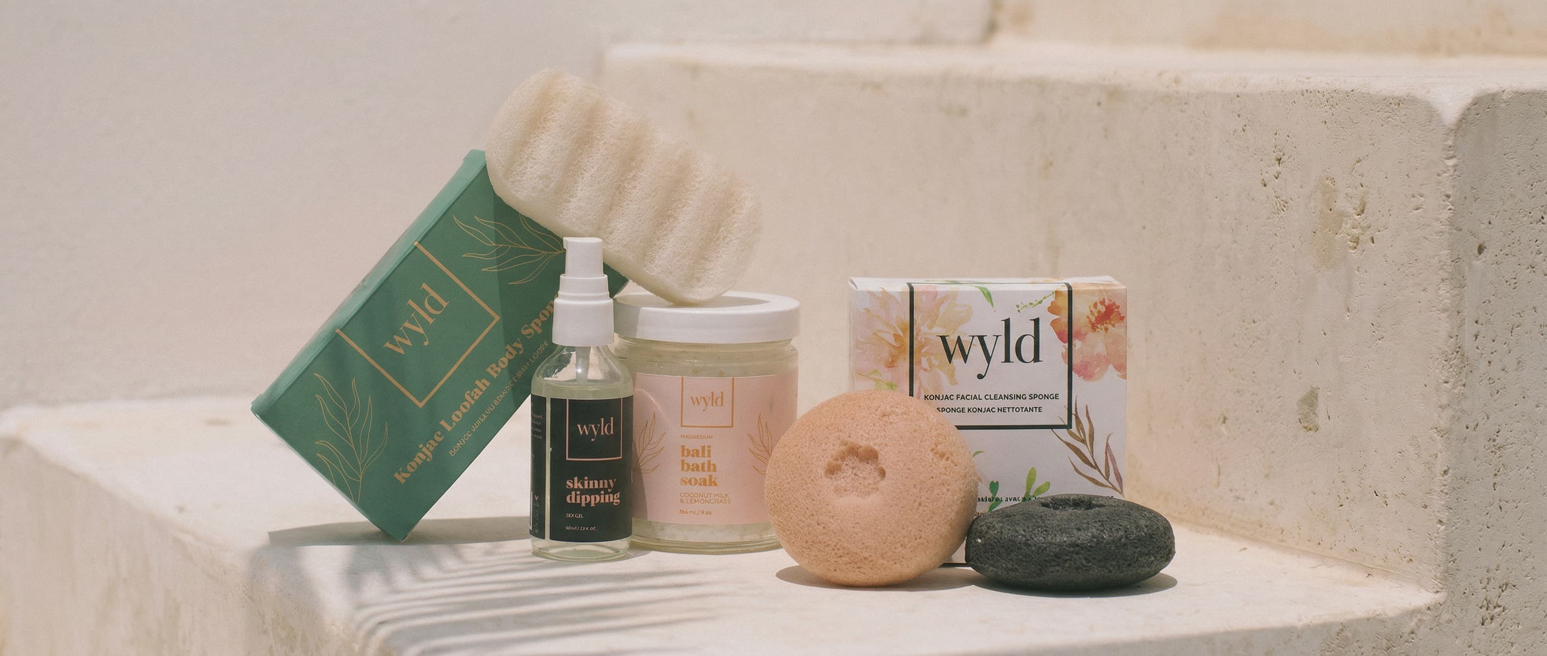 Still life of konjac ritual items
